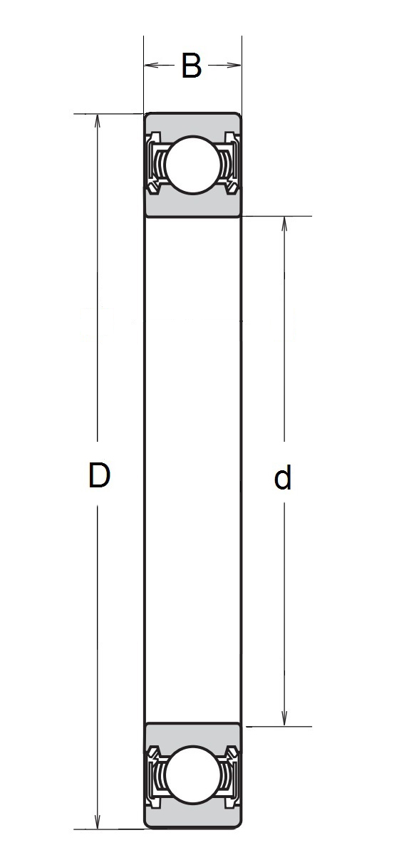 SS 6800 2RS/UH164-62